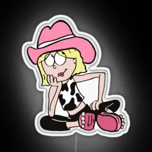 Cowgirl Lizzie Mcguire RGB Neon Sign