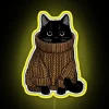 Cozy Home Decor Vibrant LED Signs for Feline Lovers Autumn