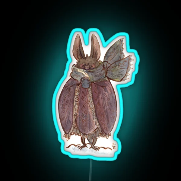 Cozy Bat RGB Neon Sign