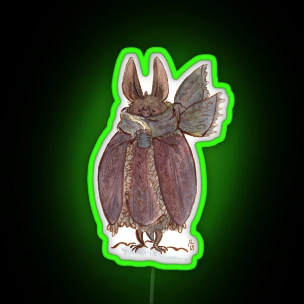 Cozy Bat RGB Neon Sign