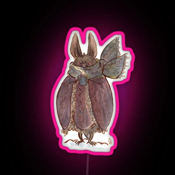 Cozy Bat RGB Neon Sign