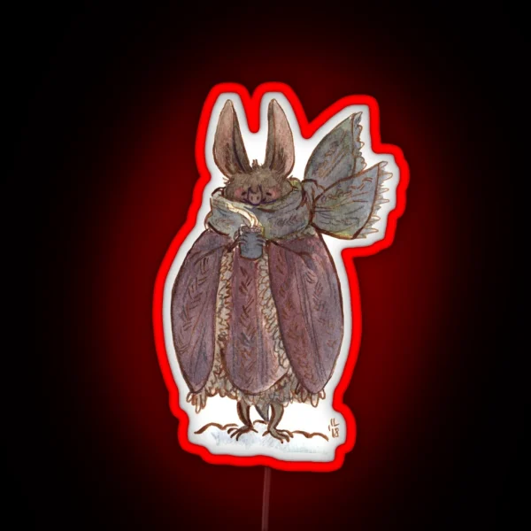 Cozy Bat RGB Neon Sign