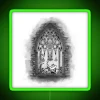 Ethereal Gothic Style Neon Sign with Cozy Reading Atmosphere Glow
