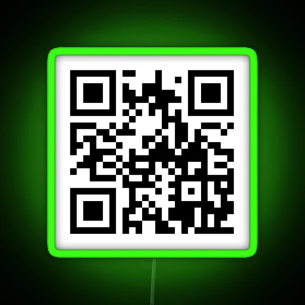 Crab Rave Qr Code RGB Neon Sign