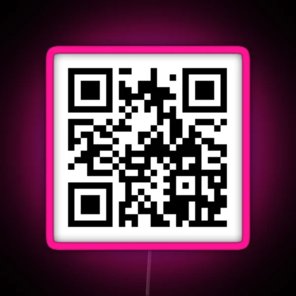 Crab Rave Qr Code RGB Neon Sign