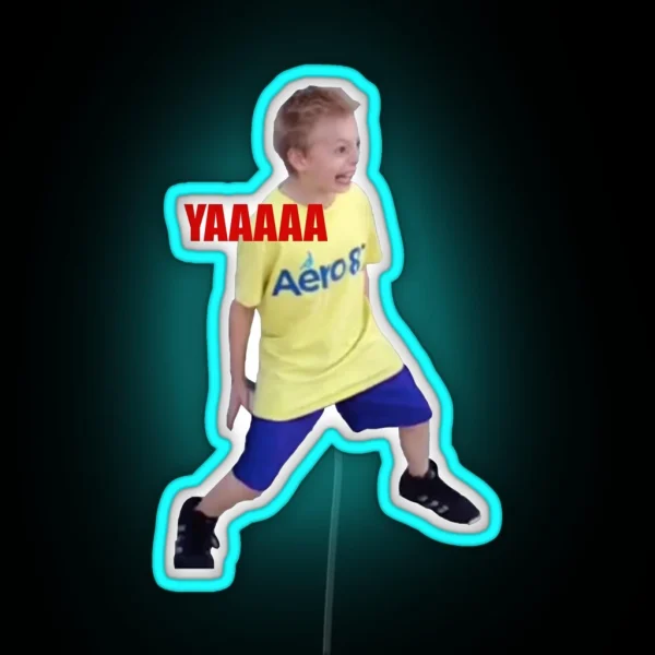Crack Kid From Vine RGB Neon Sign