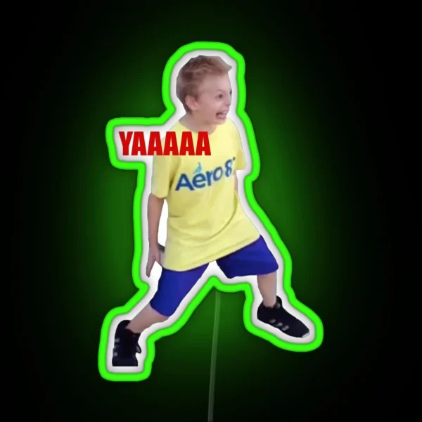 Crack Kid From Vine RGB Neon Sign