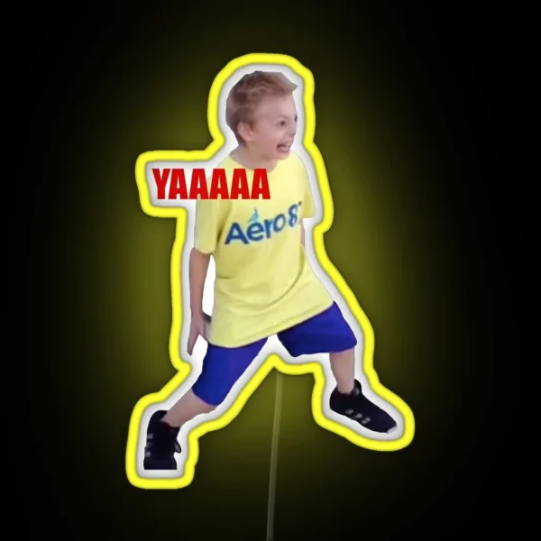 Crack Kid From Vine RGB Neon Sign