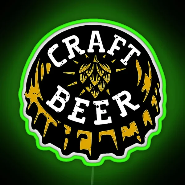 CRAFT BEER CRAFT BEER RGB Neon Sign