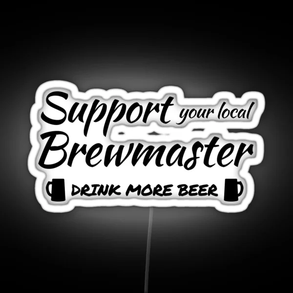 Craft Beer Inspired Design RGB Neon Sign