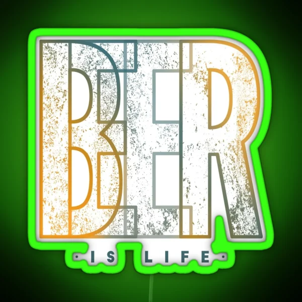 Craft Beer Life Lifestyle Cool Brewer Hobby Brewer RGB Neon Sign