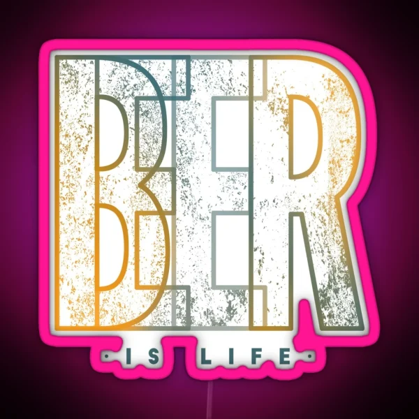 Craft Beer Life Lifestyle Cool Brewer Hobby Brewer RGB Neon Sign