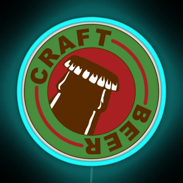 Craft Beer RGB Neon Sign