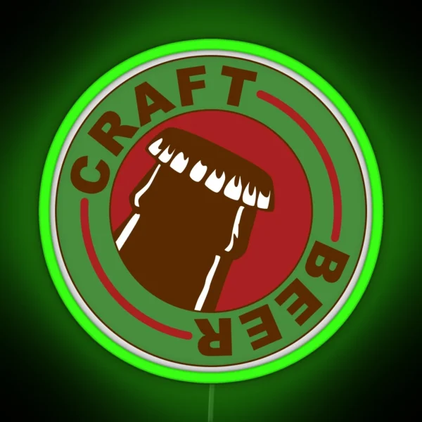 Craft Beer RGB Neon Sign
