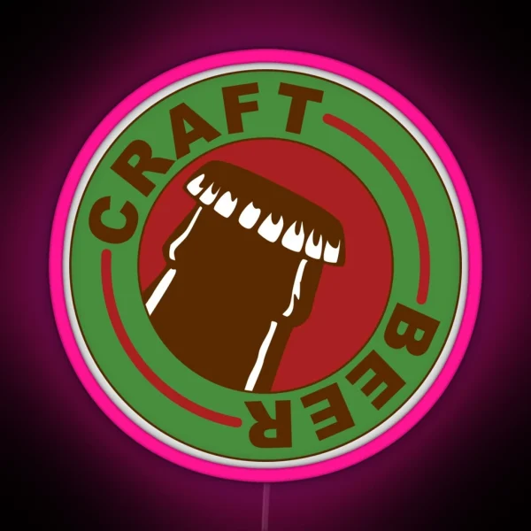 Craft Beer RGB Neon Sign