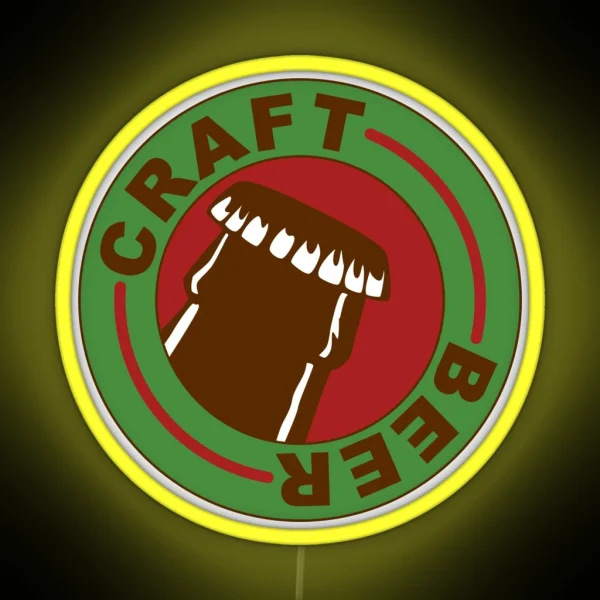 Craft Beer RGB Neon Sign