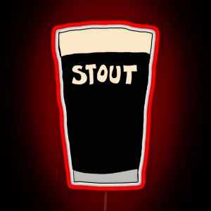 Craft Beer Stout RGB Neon Sign