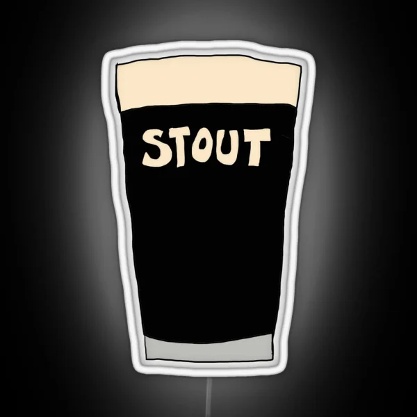 Craft Beer Stout RGB Neon Sign