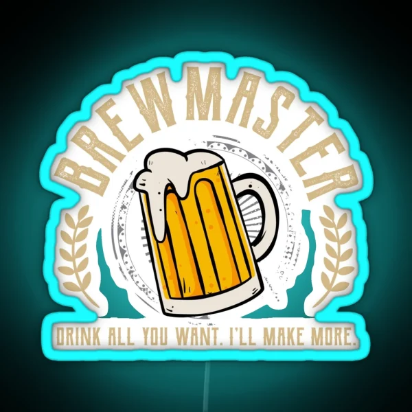 Craft Brewing Gift Print For Brewmaters Gift Product RGB Neon Sign