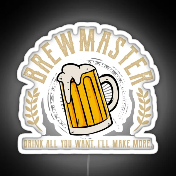 Craft Brewing Gift Print For Brewmaters Gift Product RGB Neon Sign