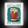 Customizable Home Bar Neon Sign with RGB Color Changing Lights