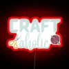 Neon sign for crafters, hobbyists, and those who love crafting.