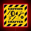 Caution Area for Creators and Artists with Black and Yellow Warning Sign