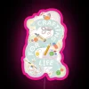 Customizable RGB LED canvas signs for crafting unique neon artwork.