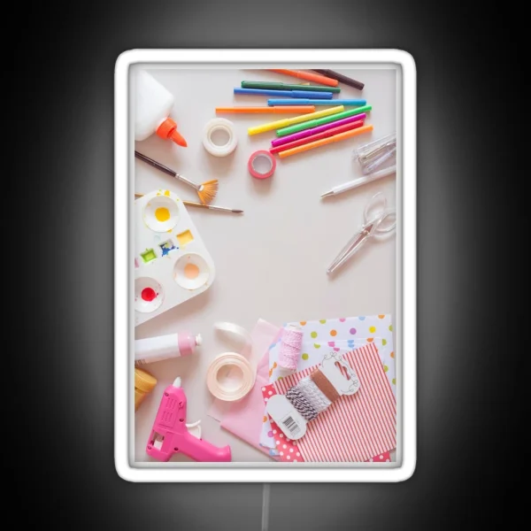 Crafting Tools RGB Neon Sign