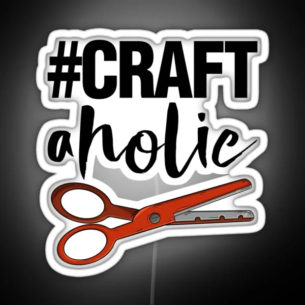 Crafty Aholic RGB Neon Sign