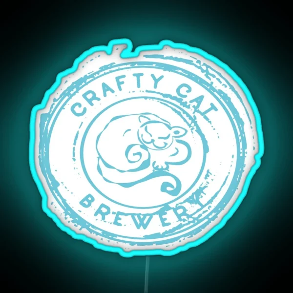 Crafty Cat Brewery RGB Neon Sign
