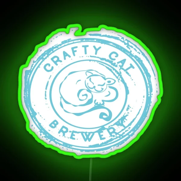Crafty Cat Brewery RGB Neon Sign