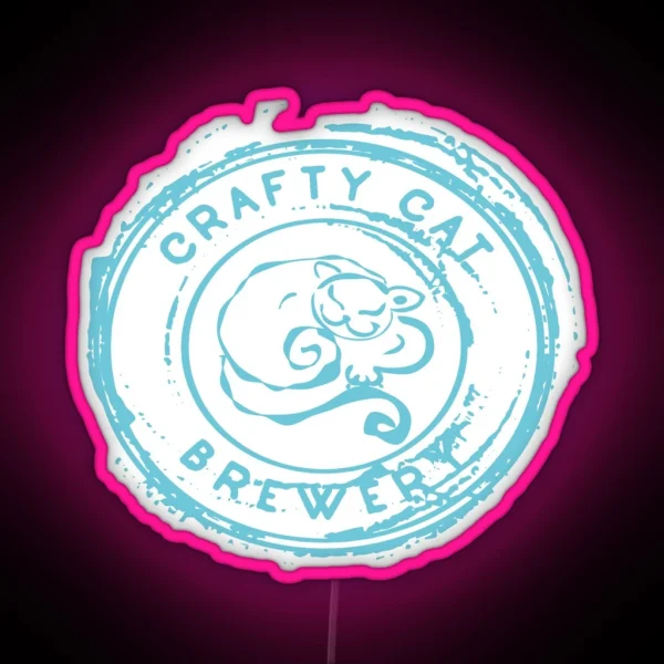 Crafty Cat Brewery RGB Neon Sign