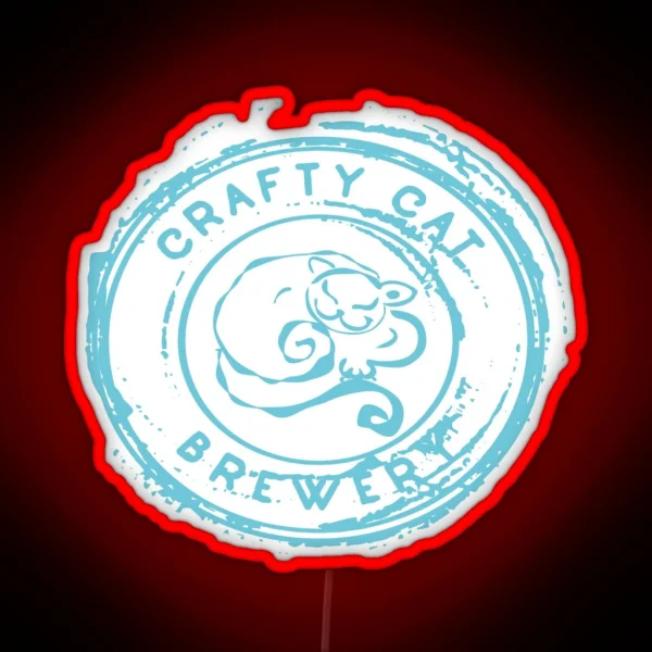Crafty Cat Brewery RGB Neon Sign