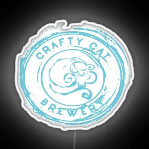 Crafty Cat Brewery RGB Neon Sign