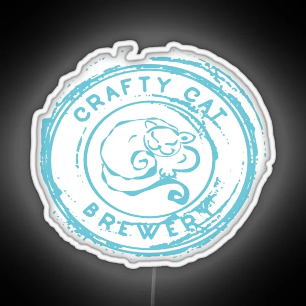 Crafty Cat Brewery RGB Neon Sign