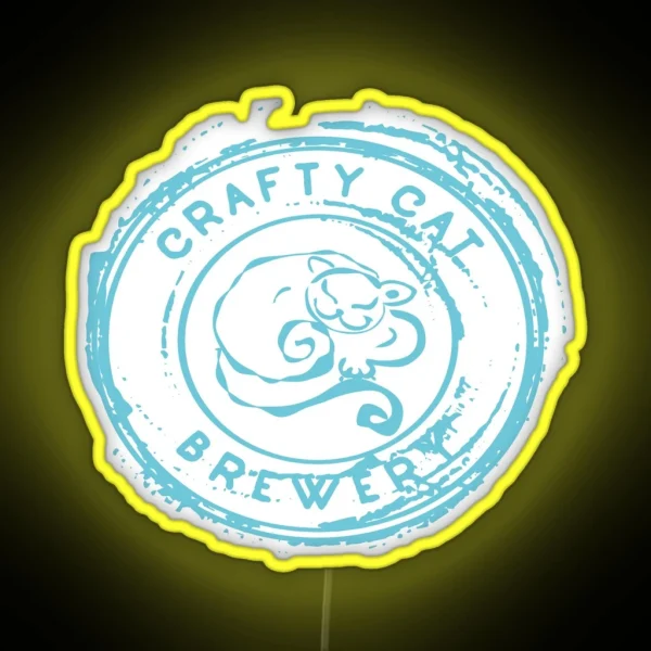 Crafty Cat Brewery RGB Neon Sign