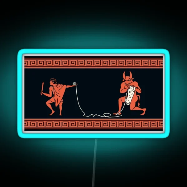 Crafty Minotaur RGB Neon Sign