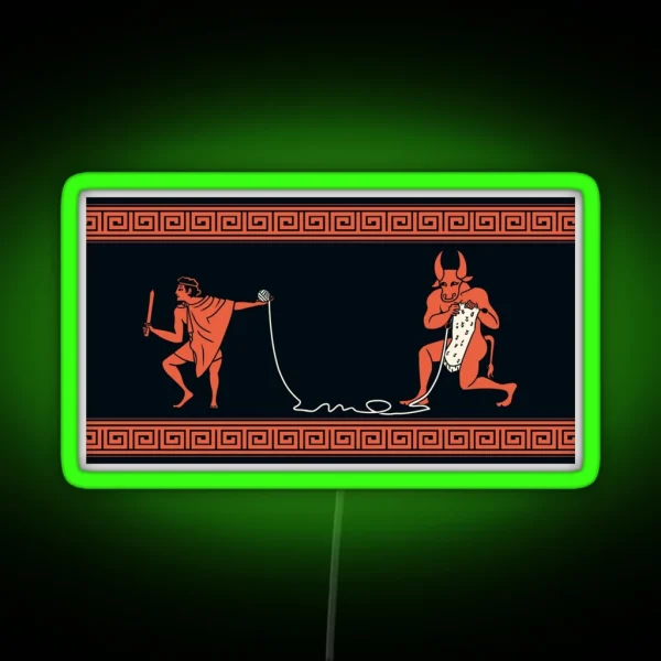 Crafty Minotaur RGB Neon Sign