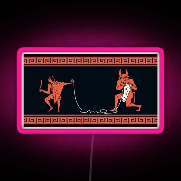 Crafty Minotaur RGB Neon Sign