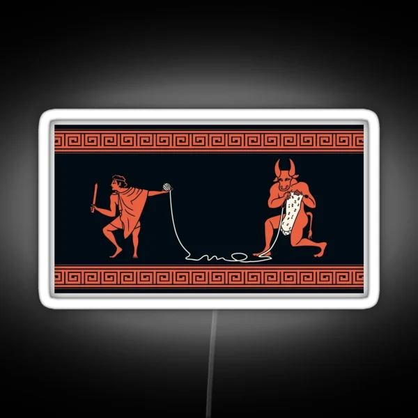 Crafty Minotaur RGB Neon Sign