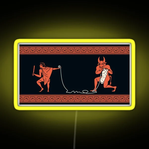Crafty Minotaur RGB Neon Sign