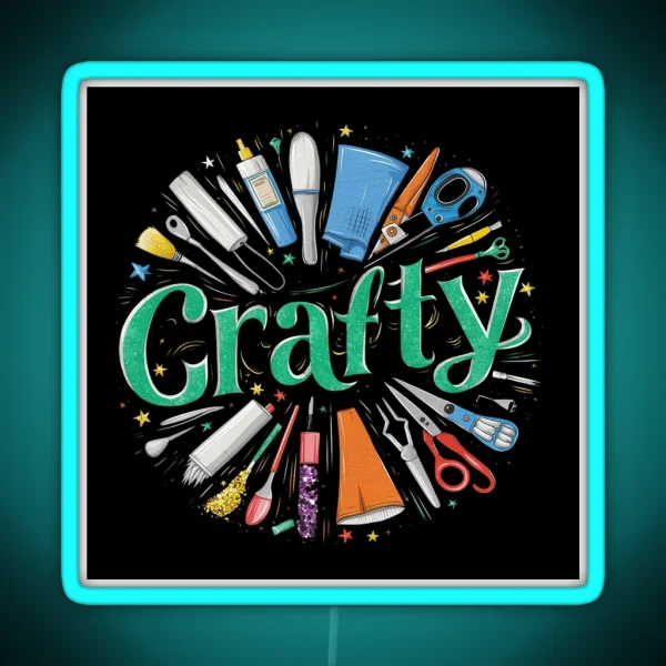 Crafty RGB Neon Sign