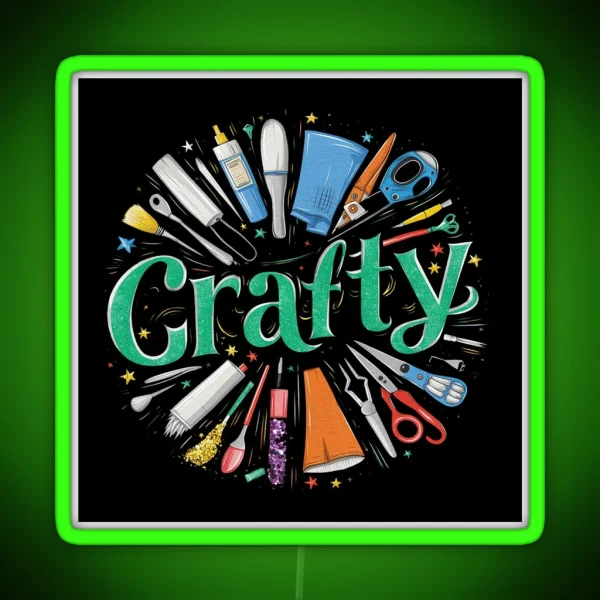 Crafty RGB Neon Sign