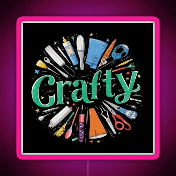 Crafty RGB Neon Sign
