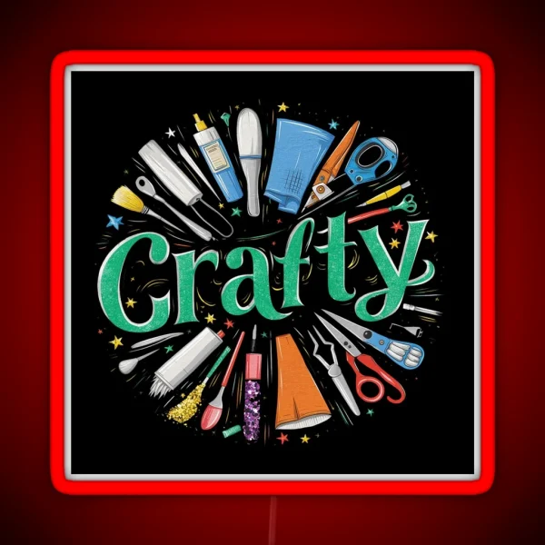 Crafty RGB Neon Sign