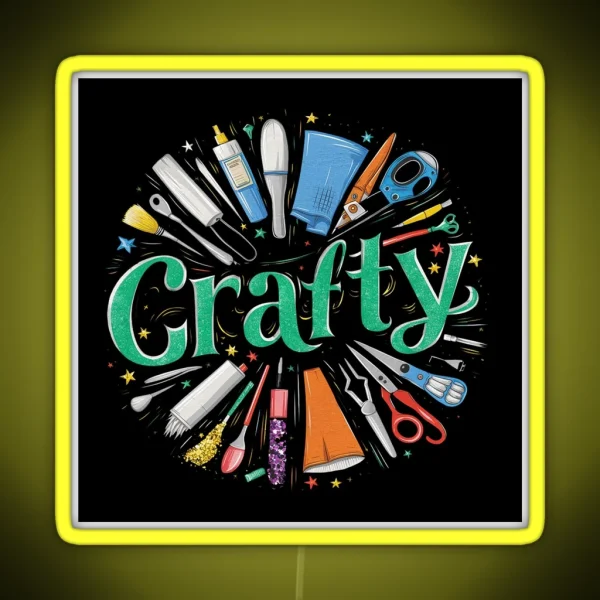 Crafty RGB Neon Sign