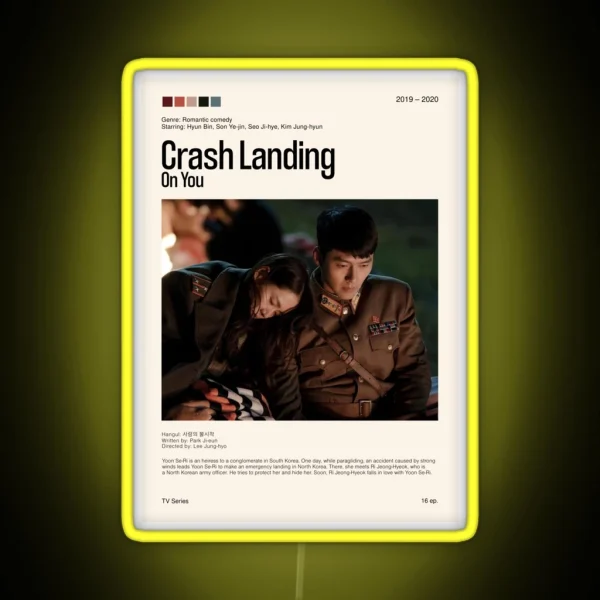 Crash Landing On You Kdrama 2019 2020 RGB Neon Sign