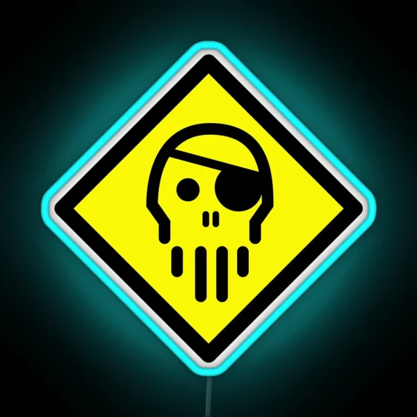 Crash Override RGB Neon Sign