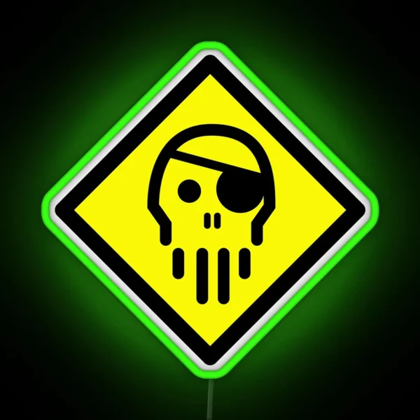 Crash Override RGB Neon Sign